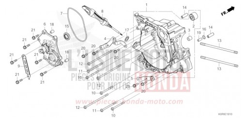 CARTER VILEBREQUIN DROIT SH125ADP de 2023